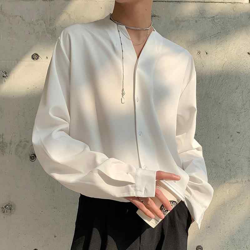 春 コーデ メンズ 服 シンプル ファッション オシャレ 大人 かっこいい 大きいサイズ ストリート 紳士服 ハイエンド シャツ ライト バーバー シャツ 長袖 韓国スタイル