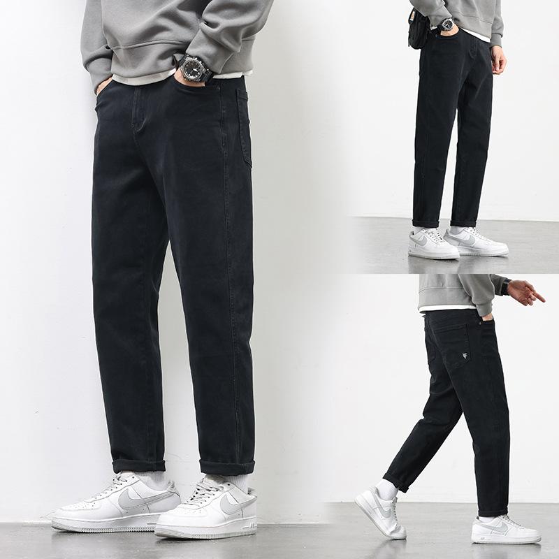 春 コーデ メンズ  服 分かりやすい 流行り物 オシャレ 成年者 かっこいい 途轍も無い大きさ 表どおり 成人男性服 引っ切りない 分かりやすい 心地よい 伸ばすこと デニム 黒いこと ロング ズボン下