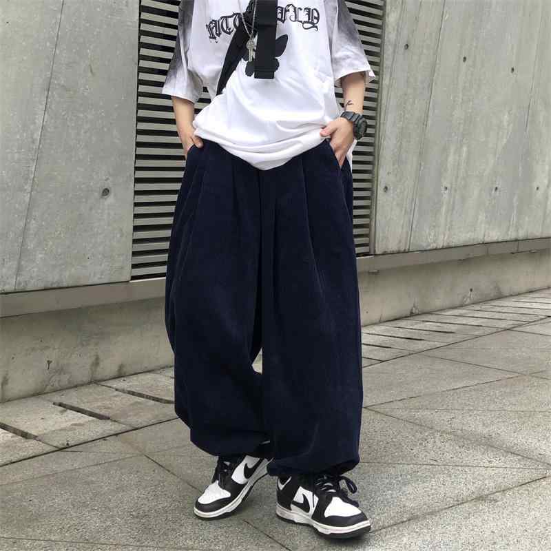 春 コーデ メンズ 用 服 シンプル ファッション オシャレ 大人 かっこいい 大きいサイズ ストリート 紳士服 レトロ ミャンマー レディース シンプル ストレート ワイド レッグ ドローストリング カジュアル パンツ 6,432円
