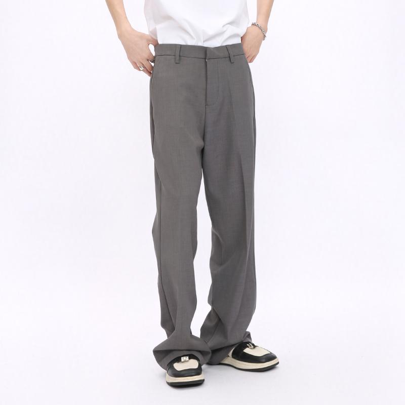 春 コーデ メンズ 用 服 シンプル ファッション オシャレ 大人 かっこいい 大きいサイズ ストリート 紳士服 シンプル ストレート カジュアル パンツ 韓国スタイル ドレープ ロング スーツ レディース