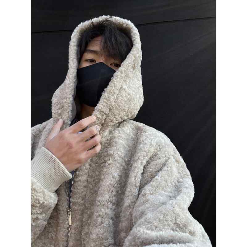 春 コーデ メンズ 用 服 シンプル ファッション オシャレ 大人 かっこいい 大きいサイズ ストリート 紳士服 ラムウール コットン コート アメリカン クリーン フィット コットン ジャケット