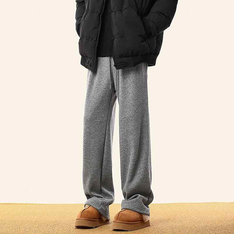 春 コーデ メンズ 用 服 シンプル ファッション オシャレ 大人 かっこいい 大きいサイズ ストリート 紳士服 アメリカン ヘビー スウェットパンツ ストレート スポーツ パンツ カジュアル