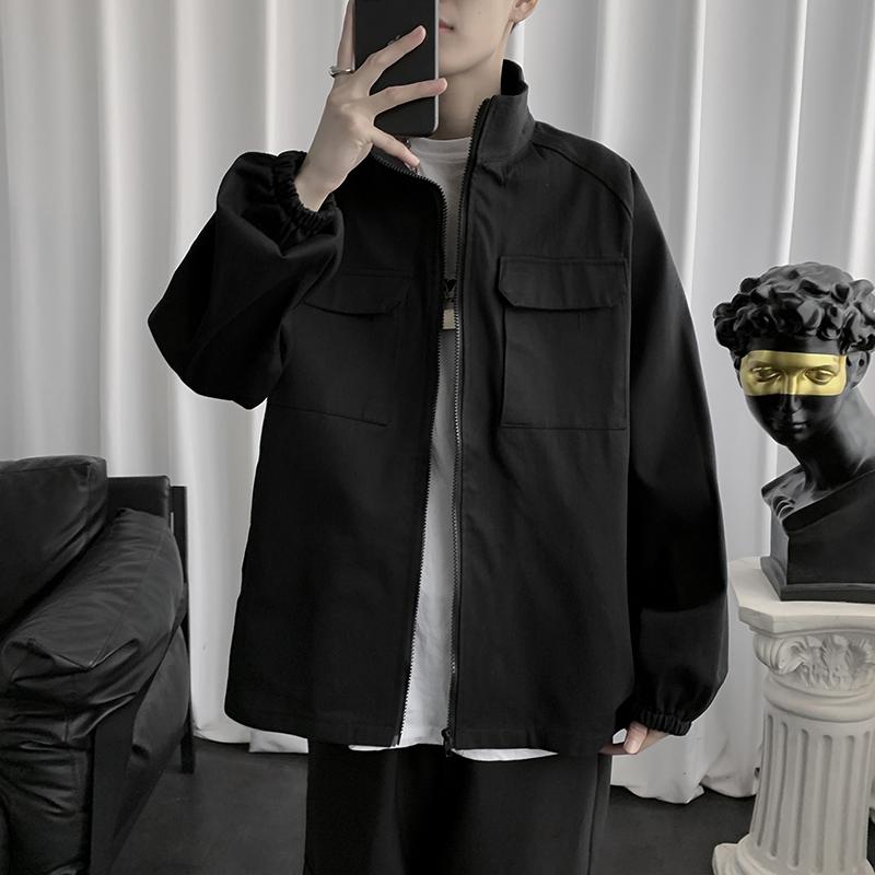 春 コーデ メンズ 用 服 分かりやすい 流行り物 オシャレ 成年者 かっこいい 気が大きい大きさ 表どおり 成人男性服 細工物 上衣 タンドカラー 上衣