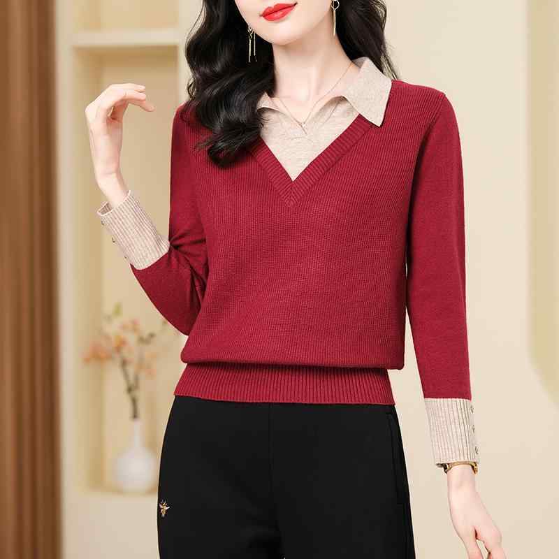 春 コーデ レディース ファッション オシャレ カワイイ シンプル きれいめ ナチュラル 上品カジュアル 婦人服 ハイエンド フレンチ風シック ブラウス 長袖 シャツ トップス