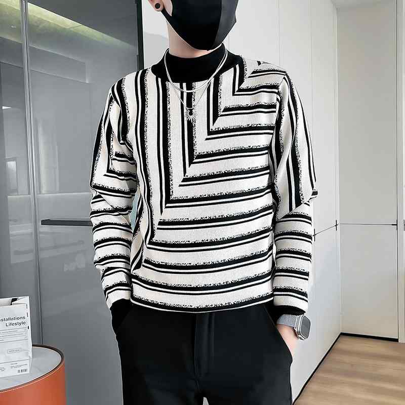 春 コーデ メンズ 用 服 分かりやすい 流行り物 オシャレ 成年者 かっこいい 気が大きい大きさ 表どおり 成人男性服 二分の一 タートルネックスウェーター か細い填まる 肌付き スウェーター