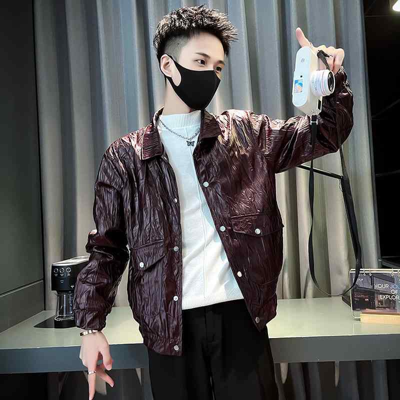 春 コーデ メンズ 用 服 分かりやすい 流行り物 オシャレ 成年者 かっこいい 気が大きい大きさ 表どおり 成人男性服 アメリカン レトロ 細工物お召しもの 上衣 PU