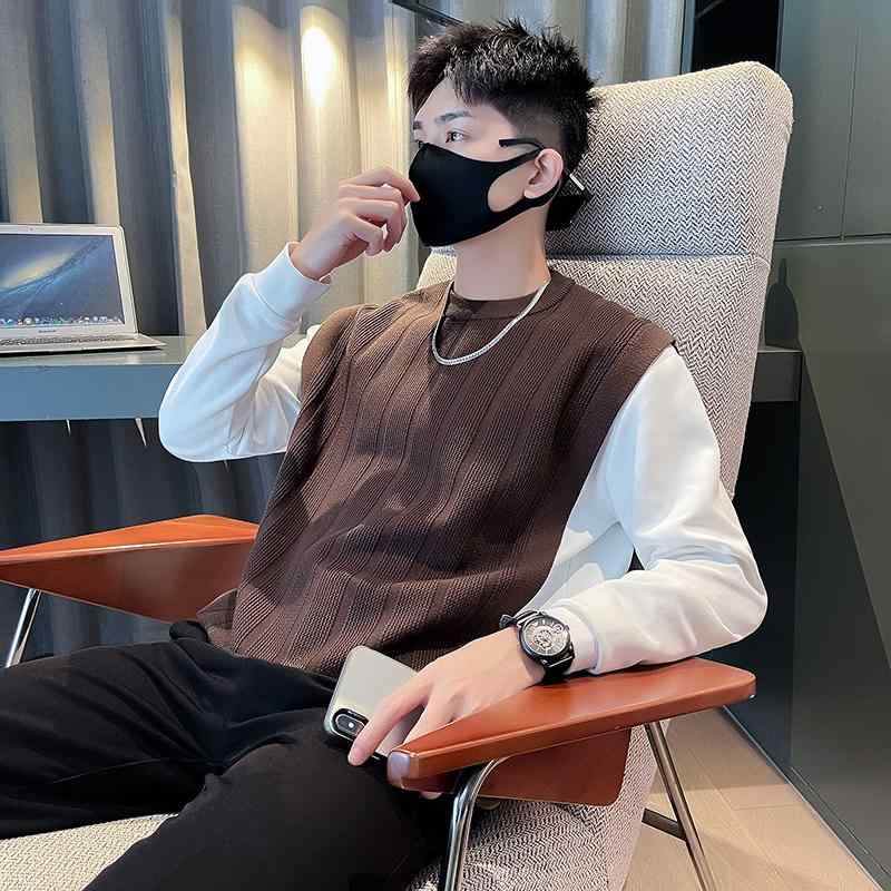春 コーデ メンズ 用 服 分かりやすい 流行り物 オシャレ 成年者 かっこいい 気が大きい大きさ 表どおり 成人男性服 如何様物 背広 スウェーター 長袖 度合い輪っか プルオーバー 肌付き 編み物