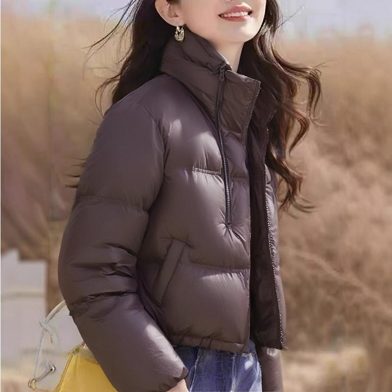 春 コーデ レディース ファッション オシャレ カワイイ シンプル きれいめ ナチュラル 上品カジュアル 婦人服 防寒 コットン ジャケット ダブル ジッパー ウエスタン キルティング ジャケット トップス の商品写真