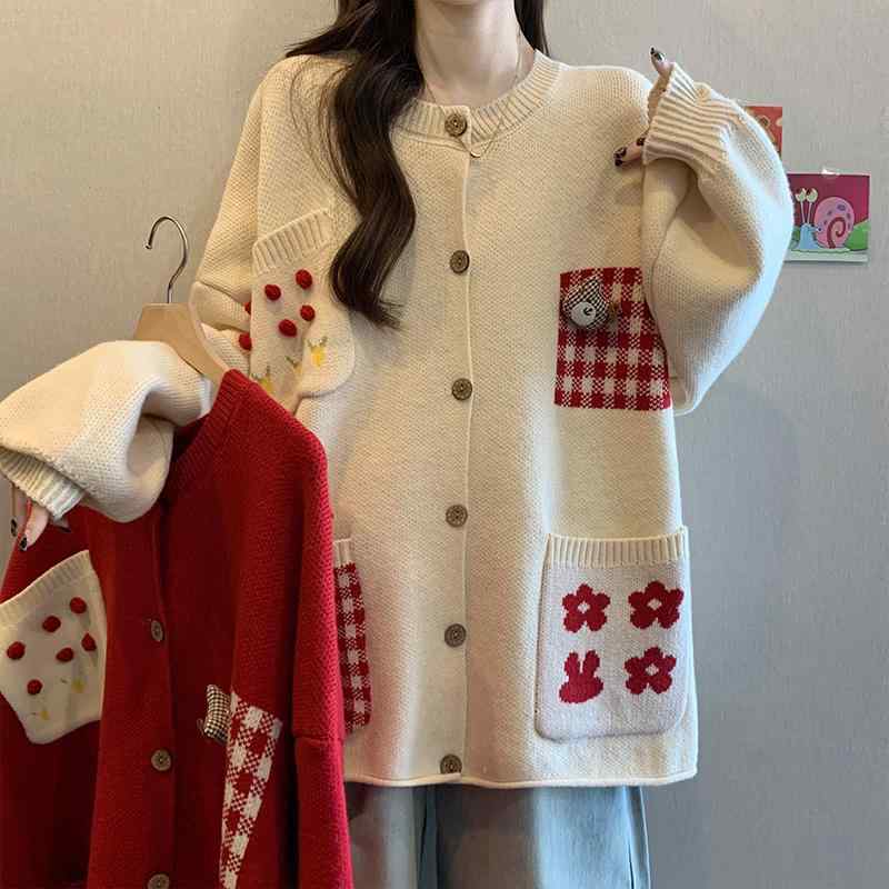 春 コーデ レディース ファッション オシャレ カワイイ シンプル きれいめ ナチュラル 上品カジュアル 婦人服 大きいサイズ 厚手 ニット カーディガン スリム セーター ジャケット