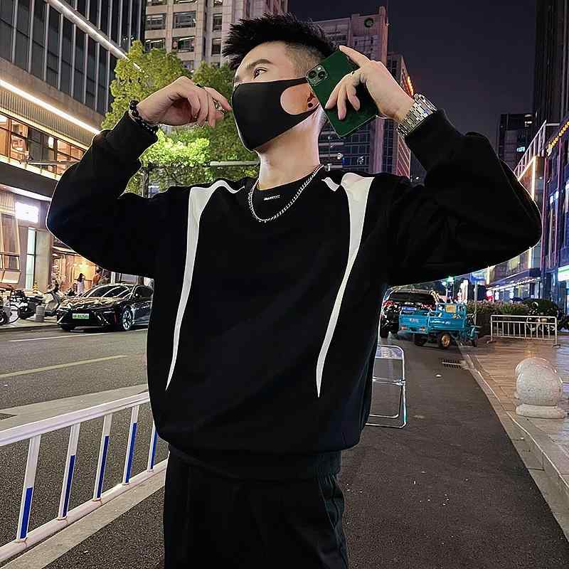 春 コーデ メンズ 用 服 シンプル ファッション オシャレ 大人 かっこいい 大きいサイズ ストリート 紳士服 アメリカン ヘビー トレーナー T シャツ カジュアル 長袖 トップス ジャケット ｜リコット