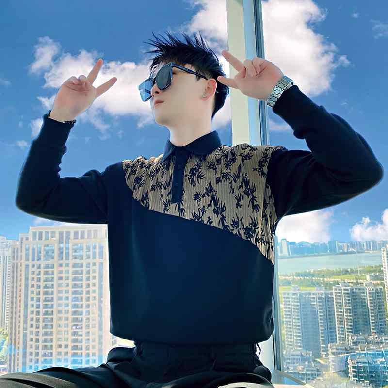 春 コーデ メンズ 用 服 シンプル ファッション オシャレ 大人 かっこいい 大きいサイズ ストリート 紳士服 ポロ シャツ トレーナー ヘビー T シャツ 長袖 プルオーバー ジャケット