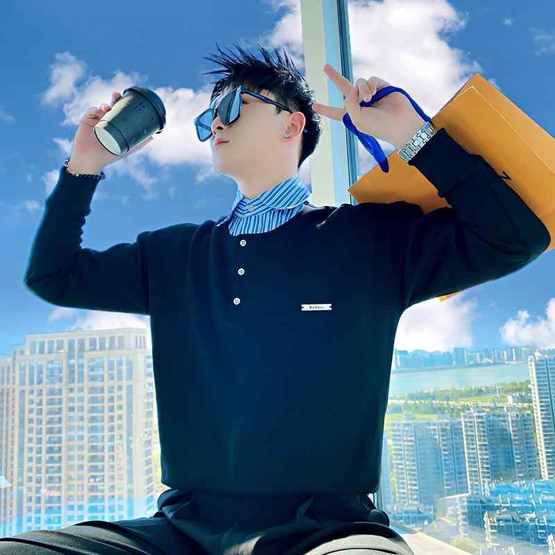 春 コーデ メンズ 用 服 分かりやすい 流行り物 オシャレ 成年者 かっこいい 途轍も無い大いさ 表どおり 成人男性服 まがい物 背広 縞模様 プルオーバー 流汗 プルオーバー 長袖 T プルオーバー ティーシャツ 上衣 その他-メンズファッション