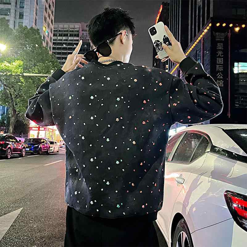 春 コーデ メンズ 用 服 分かりやすい 流行り物 オシャレ 成年者 かっこいい 気が大きい大きさ 表どおり 成人男性服 ウォッシュド レトロ 汗水 プルオーバー T プルオーバー 長袖 トップス アメリカン 上衣