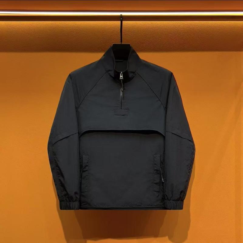 春 コーデ メンズ 用 服 シンプル ファッション オシャレ 大人 かっこいい 大きいサイズ ストリート 紳士服 カジュアル スタンドカラー ハーフ ジップ スウェット シャツ ハイエンド ジャケット