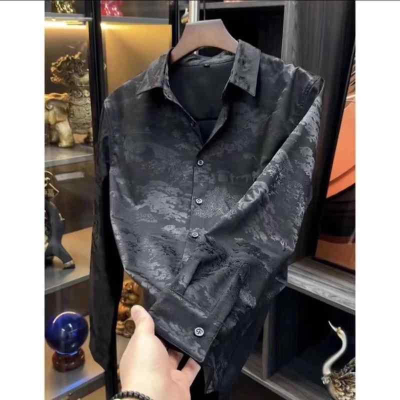 春 コーデ メンズ 用 服 シンプル ファッション オシャレ 大人 かっこいい 大きいサイズ ストリート 紳士服 レトロ シャツ ハイエンド カジュアル 韓国スタイル 長袖