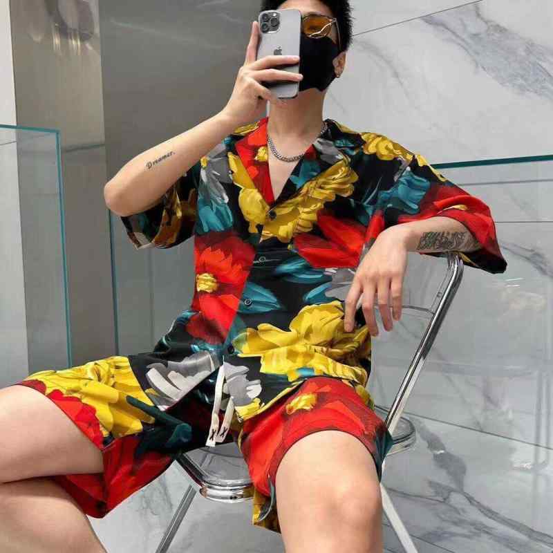 春 コーデ メンズ 用 服 シンプル ファッション オシャレ 大人 かっこいい 大きいサイズ ストリート 紳士服 リゾート シャツ 通気性 カジュアル キューバ カラー 半袖 パンツ