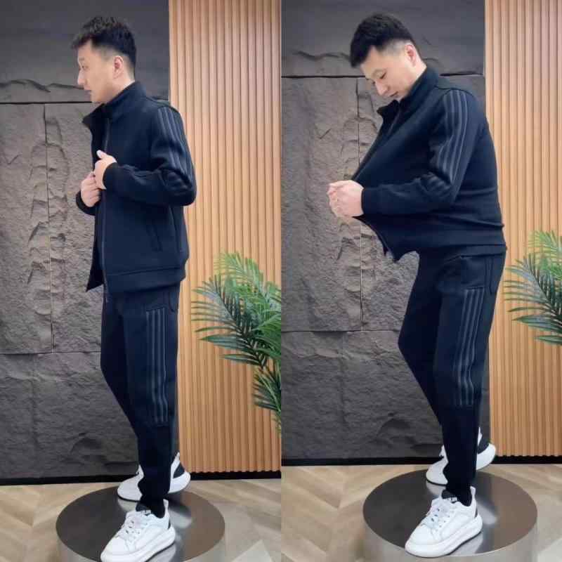 春 コーデ メンズ 用 服 シンプル ファッション オシャレ 大人 かっこいい 大きいサイズ ストリート 紳士服 スタンドカラー カジュアル スポーツ スーツ 韓国スタイル 快適 ツーピース
