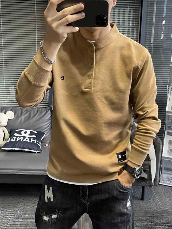 春 コーデ メンズ 用 服 シンプル ファッション オシャレ 大人 かっこいい 大きいサイズ ストリート 紳士服 トレーナー 文字 カジュアル 長袖 シャツ