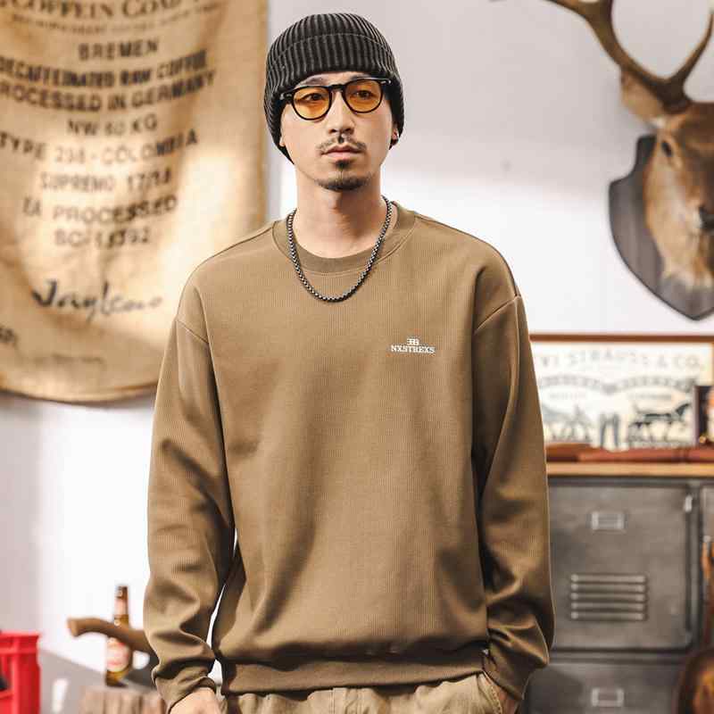 春 コーデ メンズ 用 服 分かりやすい 流行り物 オシャレ 成年者 かっこいい 途轍も無い大きさ 表どおり 成人男性服 アメリカン レトロ 甚だしい ラウンドのど頚 流汗 プルオーバー 心地よい 長袖