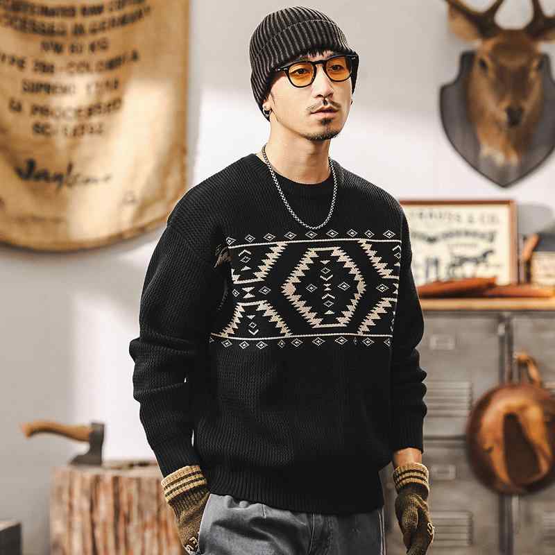 春 コーデ メンズ 用 服 分かりやすい 流行り物 オシャレ 成年者 かっこいい 馬鹿でかい大きさ 表どおり 成人男性服 アメリカン レトロ 朦々たる スウェーター ゆったり