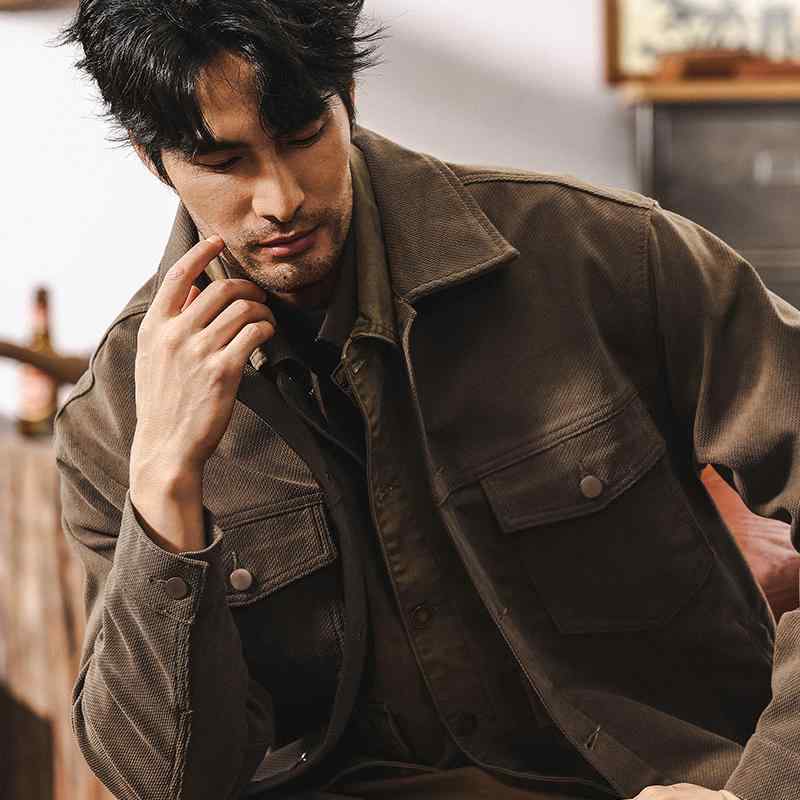 春 コーデ メンズ 用 服 分かりやすい 流行り物 オシャレ 成年者 かっこいい 途轍も無い大きさ 表どおり 成人男性服 アメリカン レトロ コール天 上衣 細工物 上衣