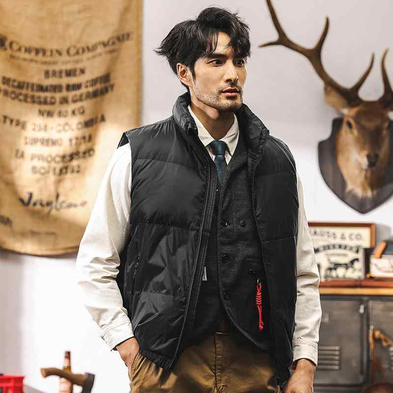 春 コーデ メンズ 用 服 シンプル ファッション オシャレ 大人 かっこいい 大きいサイズ ストリート 紳士服 ダック ダウン ベスト アメリカン レトロ ワークウェア ジャケット ｜リコット