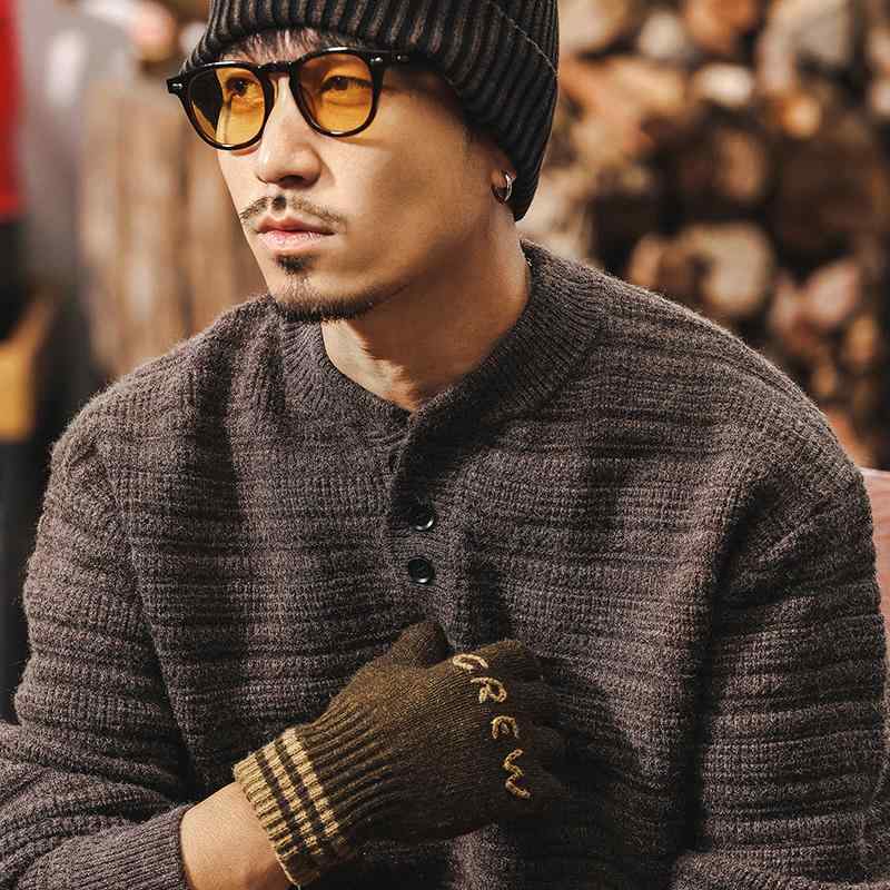 春 コーデ メンズ 用 服 分かりやすい 流行り物 オシャレ 成年者 かっこいい 途轍も無い大きさ 表どおり 成人男性服 アメリカン レトロ 甚だしい ヘンリー 色合い プルオーバー 厚地の外套