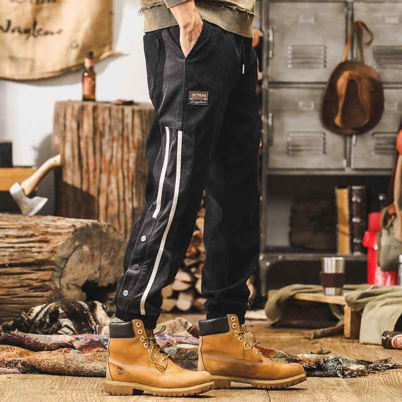 春 コーデ メンズ 用 服 分かりやすい 流行り物 オシャレ 成年者 かっこいい 気が大きい大きさ 表どおり 成人男性服 アメリカン レトロ 朦々たる コール天 心地よい ズボン下 ズボン スウェットパンツ