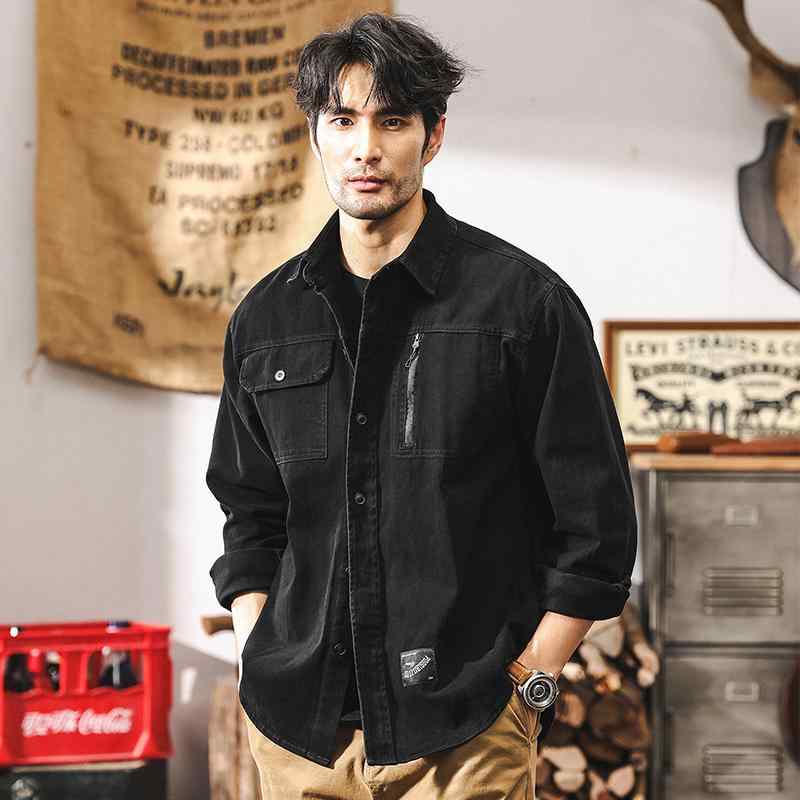 春 コーデ メンズ 用 服 分かりやすい 流行り物 オシャレ 成年者 かっこいい 途轍も無い大きさ 表どおり 成人男性服 アメリカン レトロ ヘビーデューティ 細工物 プルオーバー 上衣 プルオーバー