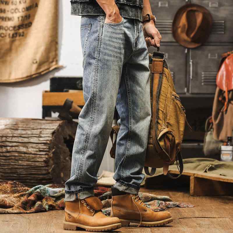 春 コーデ メンズ 用 服 分かりやすい 流行り物 オシャレ 成年者 かっこいい 気が大きい大きさ 表どおり 成人男性服 アメリカン レトロ スプラッシュ ウォッシュ デニム 引っ切り無い表どおり 心地よい ズボン下