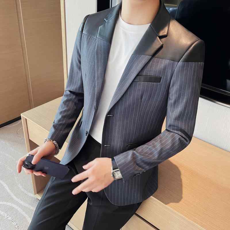 春 コーデ メンズ 用 服 分かりやすい 流行り物 オシャレ 成年者 かっこいい 気が大きい大きさ 表どおり 成人男性服 心地よい 縞模様 背広 か細い 商行為 フォーマル 上衣 トップス 韓国表現スタイル