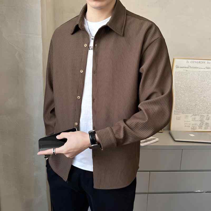 春 コーデ メンズ 用 服 シンプル ファッション オシャレ 大人 かっこいい 大きいサイズ ストリート 紳士服 長袖 シャツ ハイエンド 韓国スタイル ゆったり カジュアル 薄手 ジャケット