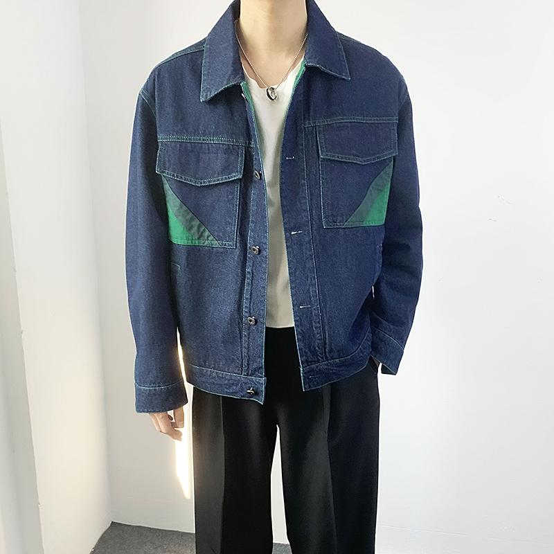 春 コーデ メンズ 用 服 分かりやすい 流行り物 オシャレ 成年者 かっこいい 途轍も無い大いさ 表どおり 成人男性服 トップス 韓国表現スタイル ジーンズ 上衣 ライダース レトロ 細工物お召しもの ともし火 上衣 メンズファッション-コート・ジャケット