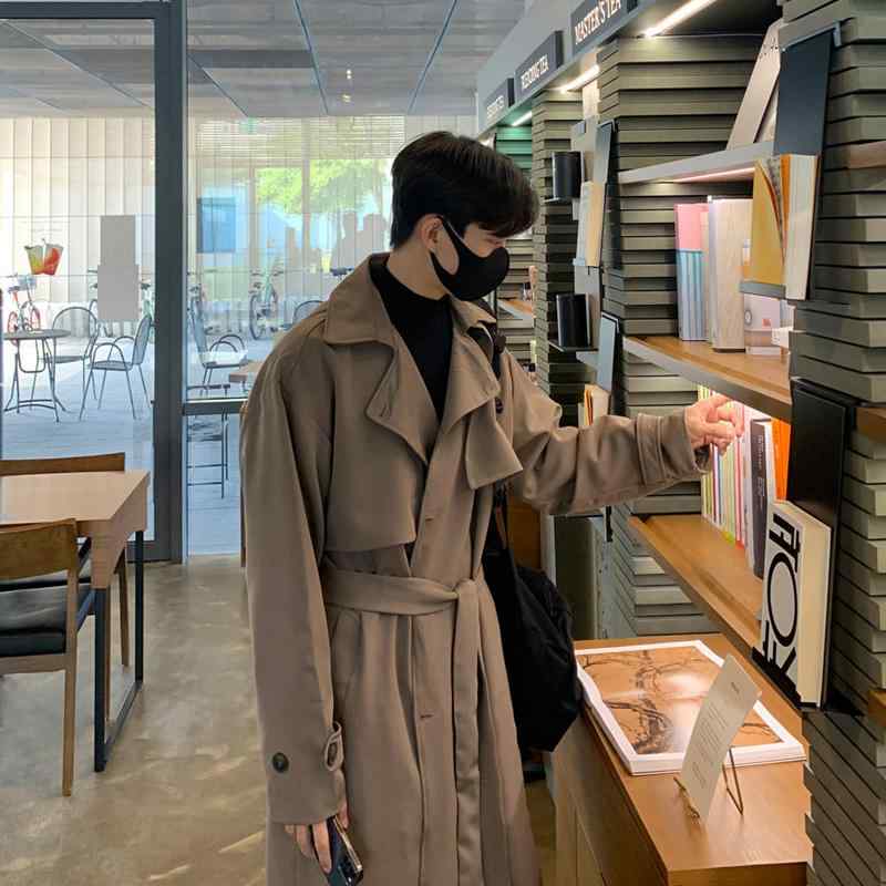 春 コーデ メンズ 用 服 分かりやすい 流行り物 オシャレ 成年者 かっこいい 馬鹿でかい大きさ 表どおり 成人男性服 上衣 韓国表現スタイル 真っただ中丈 ダブル前胸部 ともし火 無地 胴締め 二人組 御召しもの 心地好い 厚地の外套