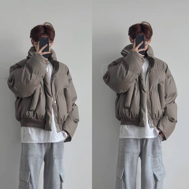 春 コーデ メンズ 用 服 分かりやすい 流行り物 オシャレ 成年者 かっこいい 気が大きい大きさ 表どおり 成人男性服 PU 綿織物 上衣 アメリカン 表どおり 照明ランプ色合い 厚地の外套