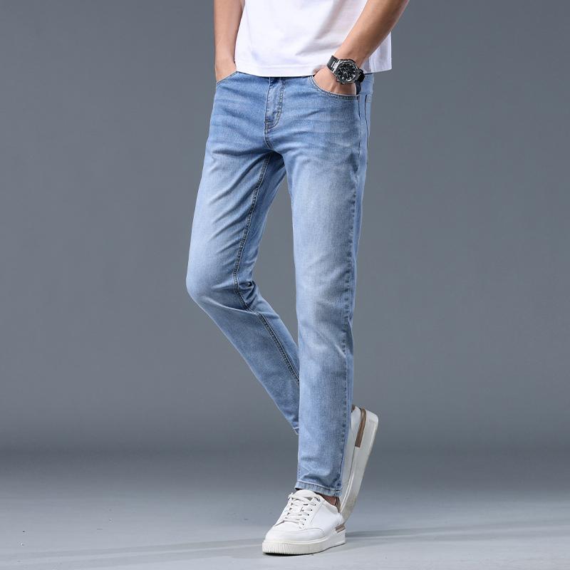 春 コーデ メンズ 用 服 分かりやすい 流行り物 オシャレ 成年者 かっこいい 気が大きい大きさ 表どおり 成人男性服 綿織物 心地よい 引っ切り無い デニム 薄っぺら ズボン下 点火装置 青色 9分丈丈丈丈 ロング