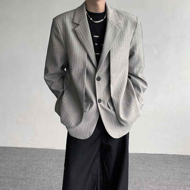 春 コーデ メンズ 用 服 分かりやすい 流行り物 オシャレ 成年者 かっこいい 途轍も無い大きさ 表どおり 成人男性服 如何様物 背広 縞模様 背広 上衣 ハイエンド 心地よい 背広 トップス