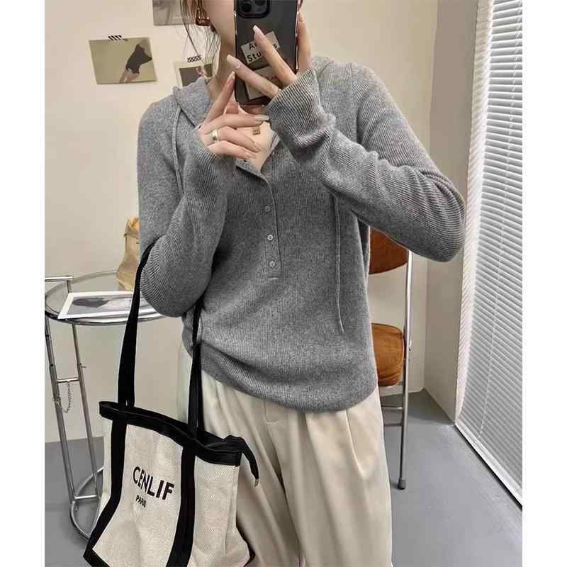 春 コーデ レディース ファッション オシャレ アイテム カワイイ コーデ シンプル きれい ナチュラル 上品カジュアル 用 フード付き ゆったり トップス インナー セーター 12,696円