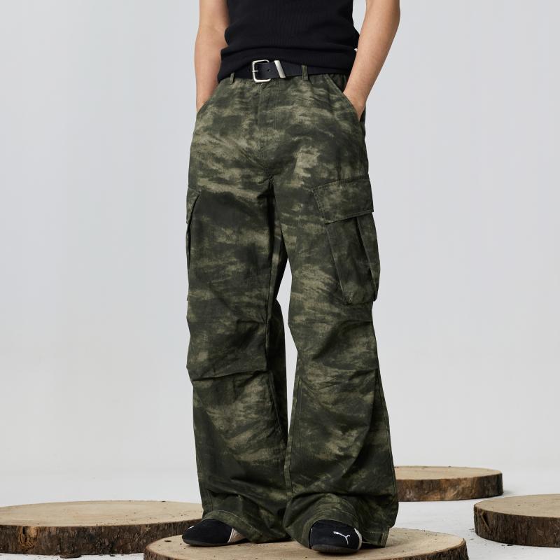 メンズ 流行り物 服 成人男性用 オシャレ 分かりやすい 成年者 かっこいい 表どおり コーデ アウトドア 化けの皮 タイダイ柄 マルチ 衣嚢 引っ切りない レッグ ズボン下 心地よい 筋目 表現スタイル 細工物ズボン下 格好のいい 表どおり