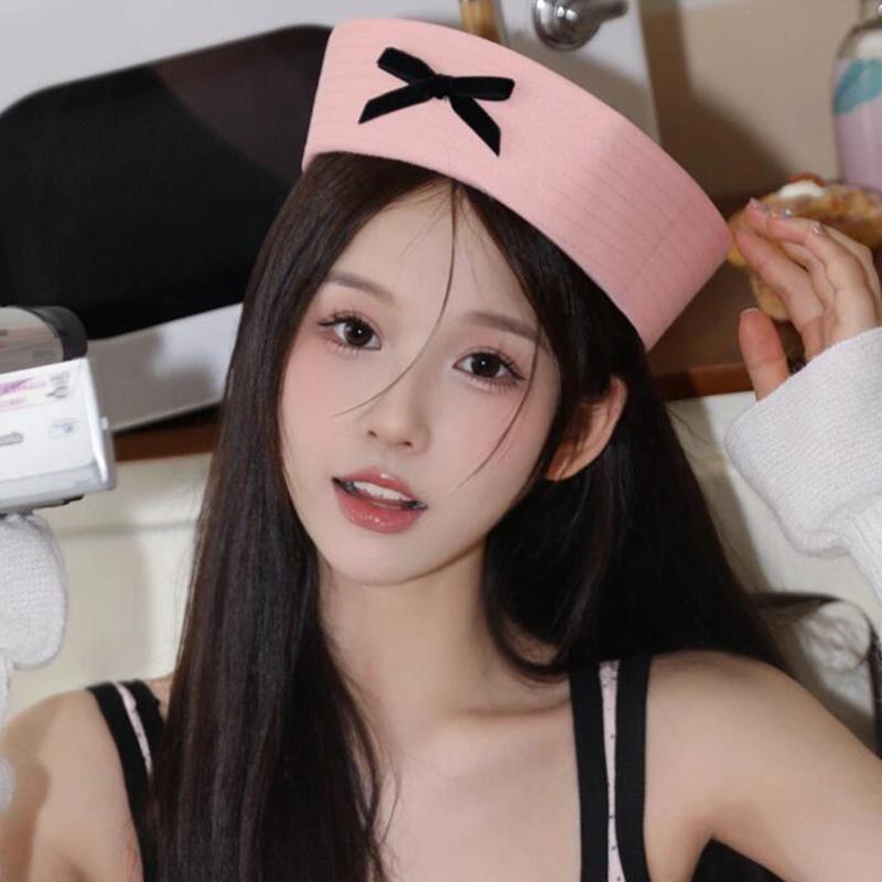 春 コーデ レディース ファッション オシャレ アイテム カワイイ コーデ シンプル きれいめ ナチュラル 上品カジュアル 女性用 婦人服 かわいい ネイビー セーラー 帽子 ベレー 帽子 フリップ つば有り