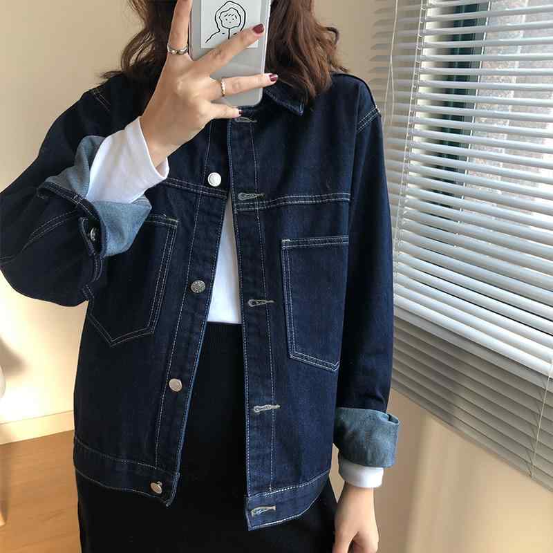 春 コーデ レディース ファッション オシャレ カワイイ シンプル きれいめ ナチュラル 上品カジュアル 婦人服 ホワイト カラー スタイルス フレグランス ダーク ブルー ジャケット デニム ジャケット ストップ