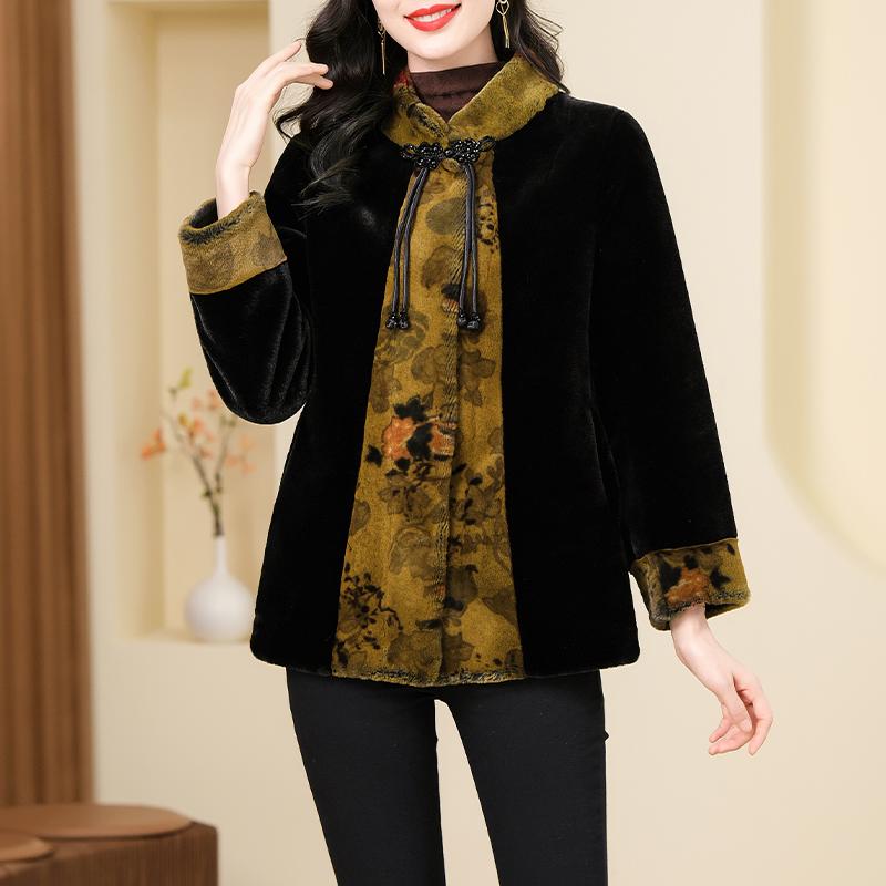 春 コーデ レディース ファッション オシャレ カワイイ シンプル きれいめ ナチュラル 上品カジュアル 婦人服 ハイエンド ファー 厚手 ファーコート