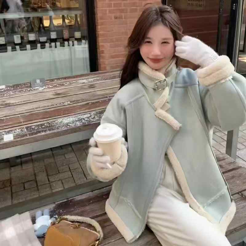 春 コーデ レディース ファッション オシャレ カワイイ シンプル きれいめ ナチュラル 上品カジュアル 婦人服 ブルー コート 厚手 コットンコート |リコット