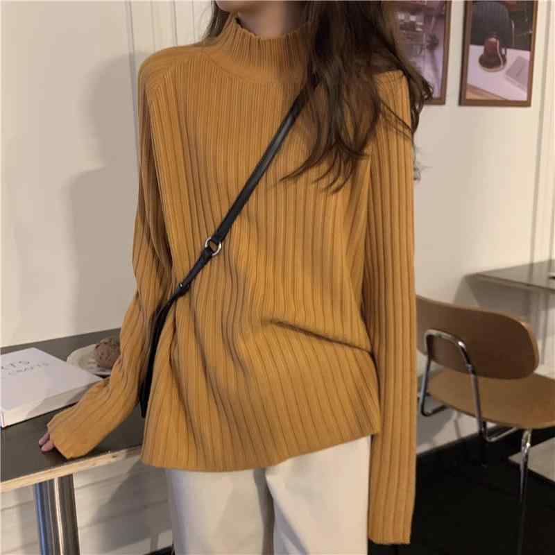 春 コーデ レディース 流行り物 オシャレ カワイイ   分かりやすい 好いたらしいめ 自然的 雅びやか心地よい お上さん服 二分の一 タートルネック 肌付きお召しもの 真っただ中丈 編み物 度合い輪っか プルオーバー スウェーター