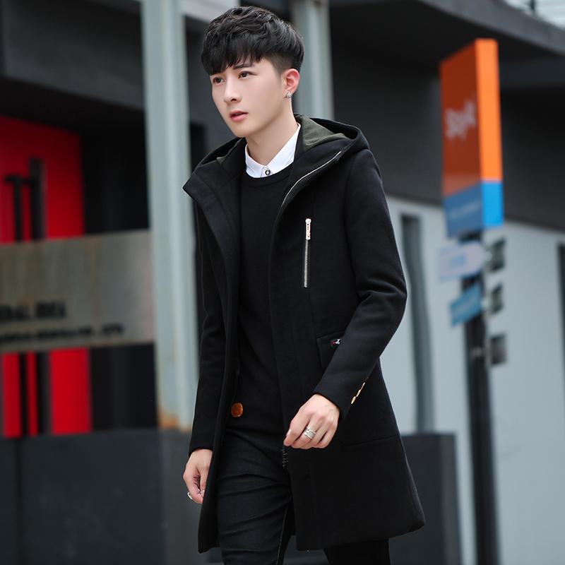 メンズ 流行り物 服 成人男性用 オシャレ 分かりやすい 成年者 かっこいい 途轍も無い大きさ 表どおり 成人男性服 秋 冬 読み合わせる柄 ウイブレーカー 真っただ中丈 毛糸 厚地の外套 韓国表現スタイル か細い相応う 天鵝絨