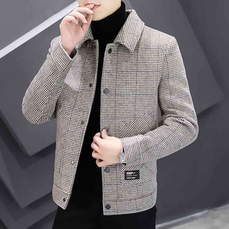 メンズ 流行り物 服 成人男性用 オシャレ 分かりやすい 成年者 かっこいい 途轍も無い大きさ 表どおり 成人男性服 読み合わせる柄 上衣 秋 トップス 厚地の外套 春 朦々たる 毛糸