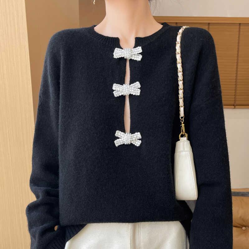 春 コーデ レディース ファッション オシャレ カワイイ シンプル きれいめ ナチュラル 上品カジュアル 婦人服 ウール セーター ゆったり 大きいサイズ プルオーバー ニット ボトム |リコット