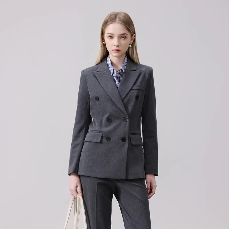 春 コーデ レディース ファッション オシャレ カワイイ シンプル きれいめ ナチュラル 上品カジュアル 婦人服 ハイエンド スーツ ジャケット ビジネス マネージャー 面接ウェア フォーマル ｜リコット