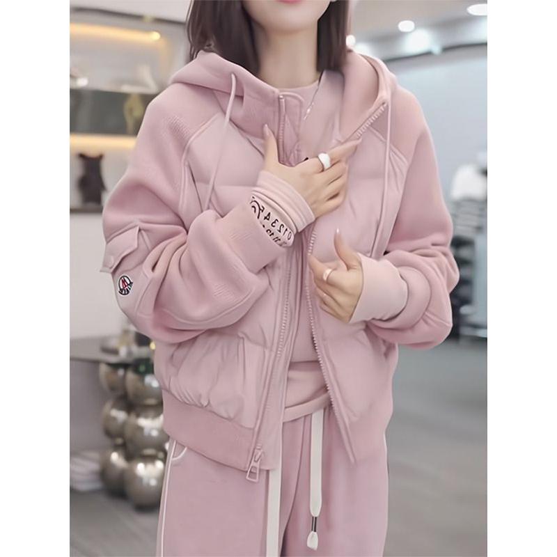 春 コーデ レディース ファッション オシャレ カワイイ シンプル きれいめ ナチュラル 上品カジュアル 婦人服 ゆったり スリム フード付き コットン服 トップス コットン入り ジャケット
