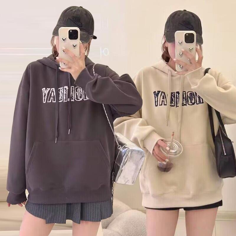 春 コーデ レディース 流行り物 オシャレ カワイイ   分かりやすい 好いたらしいめ 自然的 雅びやか心地よい お上さん服 刷り上げる ボンネット付き添い人 もの言う花 天鵝絨 トレーナー ゆったり トップス